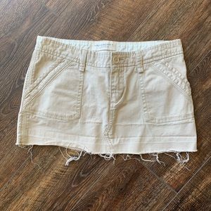 Abercrombie and Fitch khaki mini skirt